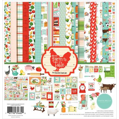 Carta Bella Farm To Table Designpapier - Collektion Kit